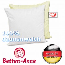 Daunenkopfkissen 80x80 cm mit 100% Daunen 600g Füllung