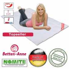 Daunendecke 155x220 3 cm Steg 5x7 Kassetten 100% Daunen (weiße Dithmarsche) 875 g