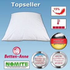 Warme Winterbettdecke in 155x220 gefüllt mit 3500g 85 % Gänsefdern und 15 % Daunen