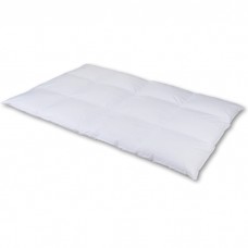 Daunendecke 155 x 220 10 cm Steg 3x4 Kassetten 100% weiße Sächsische Daunen 1440 g
